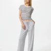 Pantalones Easy de jersey elástico para mujer | Mezcla de algodón Pantalones Easy de jersey elástico para mujer | Mezcla de algodón