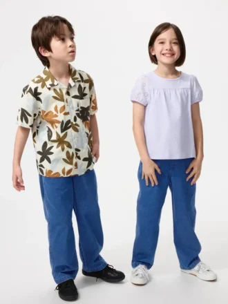 Pantalones elásticos para niños | Denim