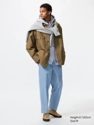 Pantalones elásticos unisex hasta el tobillo | Denim