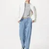 Pantalones elásticos unisex hasta el tobillo | Denim Pantalones elásticos unisex hasta el tobillo | Denim