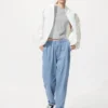 Pantalones elásticos unisex hasta el tobillo | Denim Pantalones elásticos unisex hasta el tobillo | Denim