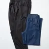 Pantalones elásticos unisex hasta el tobillo | Denim Pantalones elásticos unisex hasta el tobillo | Denim