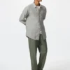 Pantalones holgados de mezcla de lino para hombre Pantalones holgados de mezcla de lino para hombre