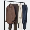 Pantalones holgados de mezcla de lino para hombre Pantalones holgados de mezcla de lino para hombre