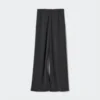 Pantalones rectos de jersey crepé para mujer Pantalones rectos de jersey crepé para mujer