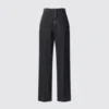Pantalones rectos de mezclilla para mujer Pantalones rectos de mezclilla para mujer