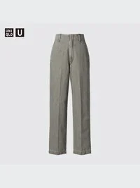 Pantalones rectos de mezclilla para mujer