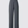 Pantalones rectos de tiro alto para mujer Pantalones rectos de tiro alto para mujer