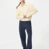 Pantalones unisex elásticos hasta el tobillo | Seersucker Pantalones unisex elásticos hasta el tobillo | Seersucker