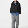 Parka corta de mezcla de algodón para mujer con pantalones cortos Parka corta de mezcla de algodón para mujer con pantalones cortos