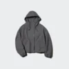 Parka corta de mezcla de algodón para mujer con pantalones cortos Parka corta de mezcla de algodón para mujer con pantalones cortos