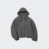 Parka corta de mezcla de algodón para mujer con pantalones cortos Parka corta de mezcla de algodón para mujer con pantalones cortos