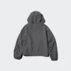 Parka corta de mezcla de algodón para mujer con pantalones cortos Parka corta de mezcla de algodón para mujer con pantalones cortos
