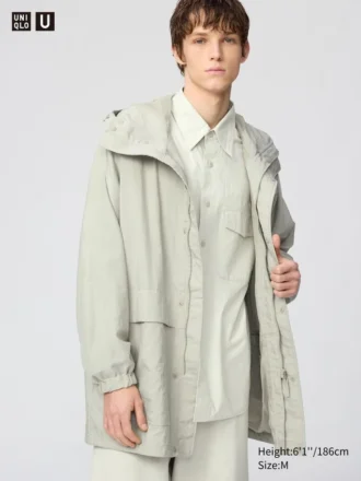 Parka utilitaria para hombre