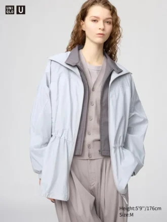 Parkas oversize transparentes con protección UV para mujer Parkas oversize transparentes con protección UV para mujer
