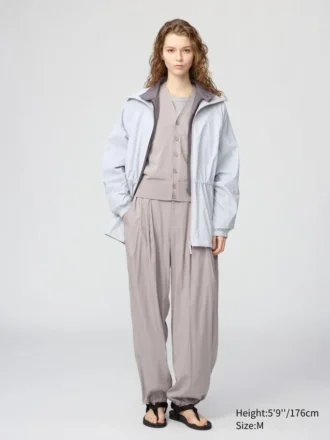 Parkas oversize transparentes con protección UV para mujer Parkas oversize transparentes con protección UV para mujer