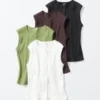 Partes de arriba con abertura frontal para mujer Partes de arriba con abertura frontal para mujer