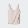 Partes de arriba deportivas sin mangas AIRism para mujer Partes de arriba deportivas sin mangas AIRism para mujer
