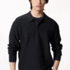 Polos 3D Knit lavables para hombre | Camisetas de manga larga Polos 3D Knit lavables para hombre | Camisetas de manga larga
