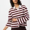 Polos de algodón lavado para mujer | A rayas Polos de algodón lavado para mujer | A rayas