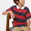 Polos de rayas de piqué seco para niños Polos de rayas de piqué seco para niños