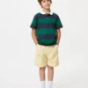 Polos de rayas de piqué seco para niños Polos de rayas de piqué seco para niños
