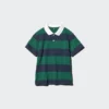 Polos de rayas de piqué seco para niños Polos de rayas de piqué seco para niños