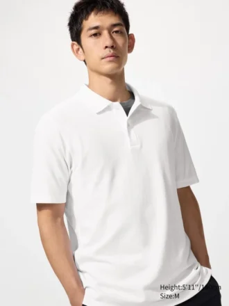 Polos unisex de piqué de algodón AIRism