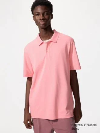 Polos unisex de piqué de algodón AIRism Polos unisex de piqué de algodón AIRism