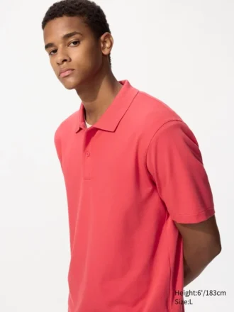 Polos unisex de piqué de algodón AIRism Polos unisex de piqué de algodón AIRism