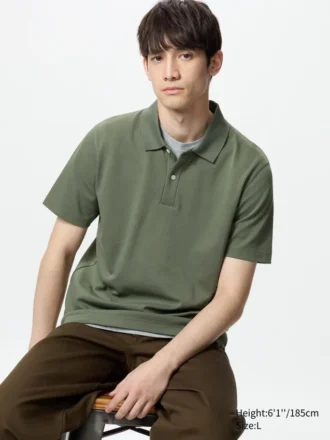 Polos unisex de piqué de algodón AIRism
