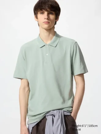 Polos unisex de piqué de algodón AIRism
