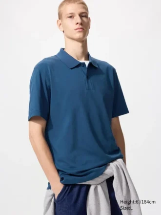 Polos unisex de piqué de algodón AIRism