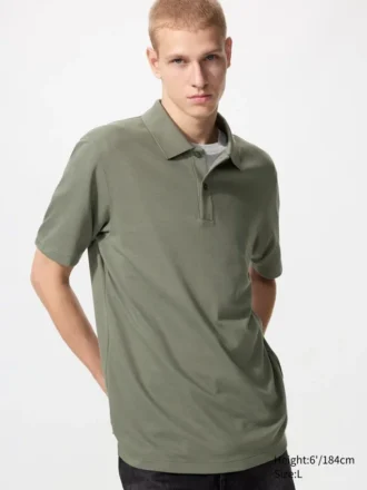 Polos unisex de piqué de algodón AIRism