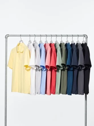 Polos unisex de piqué de algodón AIRism Polos unisex de piqué de algodón AIRism