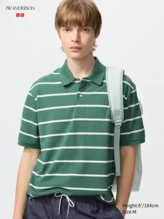 Polos unisex de piqué seco a rayas | Rayas anchas