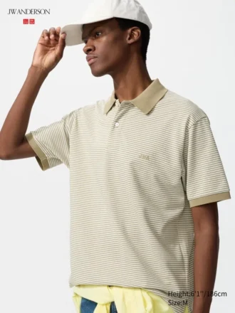 Polos unisex de piqué seco a rayas | Rayas finas