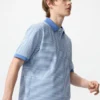 Polos unisex de piqué seco a rayas | Rayas finas Polos unisex de piqué seco a rayas | Rayas finas