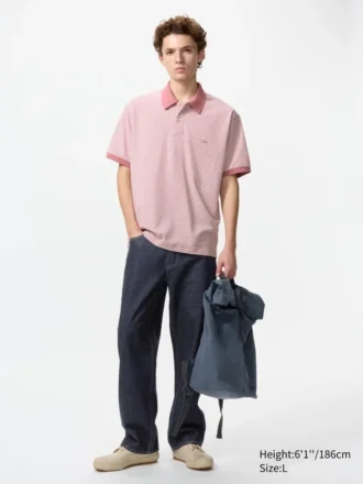 Polos unisex de piqué seco a rayas | Rayas finas Polos unisex de piqué seco a rayas | Rayas finas