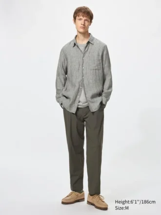 Premium Linen camisa para hombre | A rayas