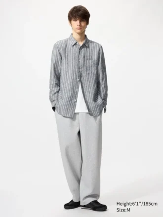 Premium Linen camisa para hombre | A rayas