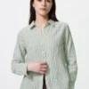 Premium Linen camisa para mujer | A rayas Premium Linen camisa para mujer | A rayas