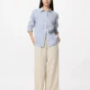 Premium Linen camisa para mujer | A rayas Premium Linen camisa para mujer | A rayas