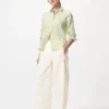 Premium Linen camisa para mujer | A rayas Premium Linen camisa para mujer | A rayas