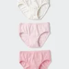 Ropa interior de algodón elástico para niños | 3 pares | Corazón Ropa interior de algodón elástico para niños | 3 pares | Corazón