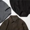 Sobrecamisas de sarga cepillada para hombre Sobrecamisas de sarga cepillada para hombre