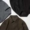 Sobrecamisas de sarga cepillada para hombre Sobrecamisas de sarga cepillada para hombre