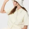 Sombreros de ala ancha de algodón y lino con protección UV para mujer