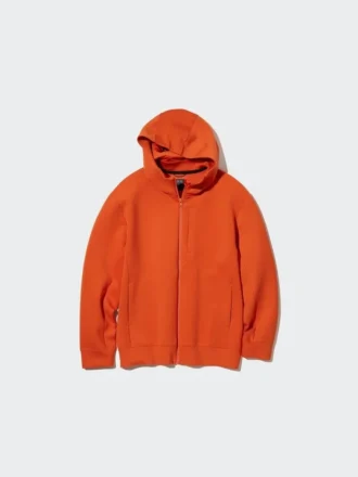 Sudadera con capucha, camisas de manga larga y cremallera completa Stretch Dry para hombre
