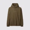 Sudadera con capucha de camiseta de manga larga de jersey cepillado para hombre